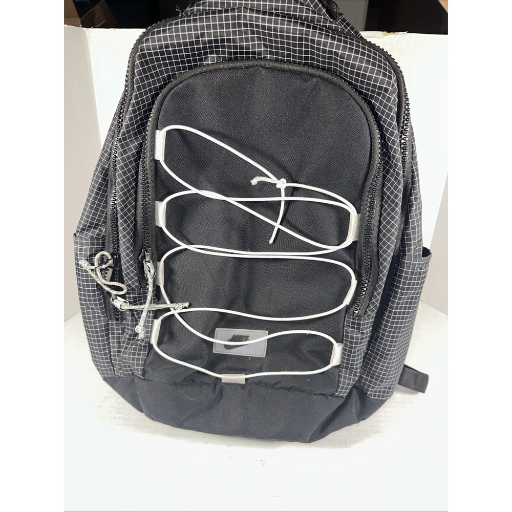 Nike Hayward 2.0 Backpack Pre-owned Good Condition See Pics Black White Check